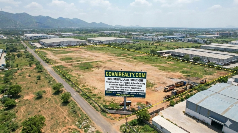 9.5 Acres Land at Selecharachal - Pappampatti - Sulur - Coimbatore